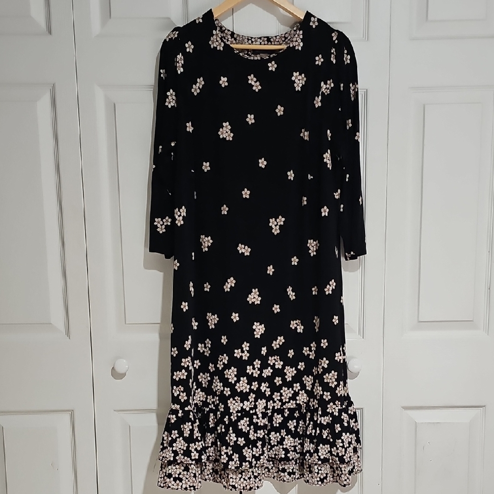✨ Tommy Hilfiger Floral Ruffle Hem Dress | Classic Feminine ✨